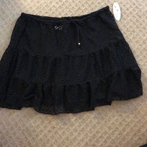 Swimsuit cover-up skirt! Black size S!